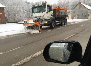 gm travaux déneigement en Belgique
