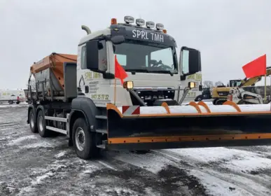 gm travaux déneigement en Belgique